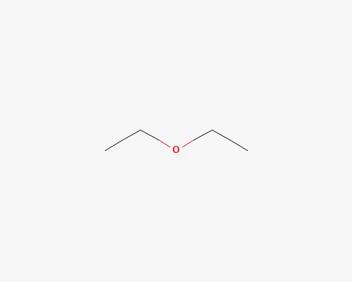 Molecular structure diagram of Ether